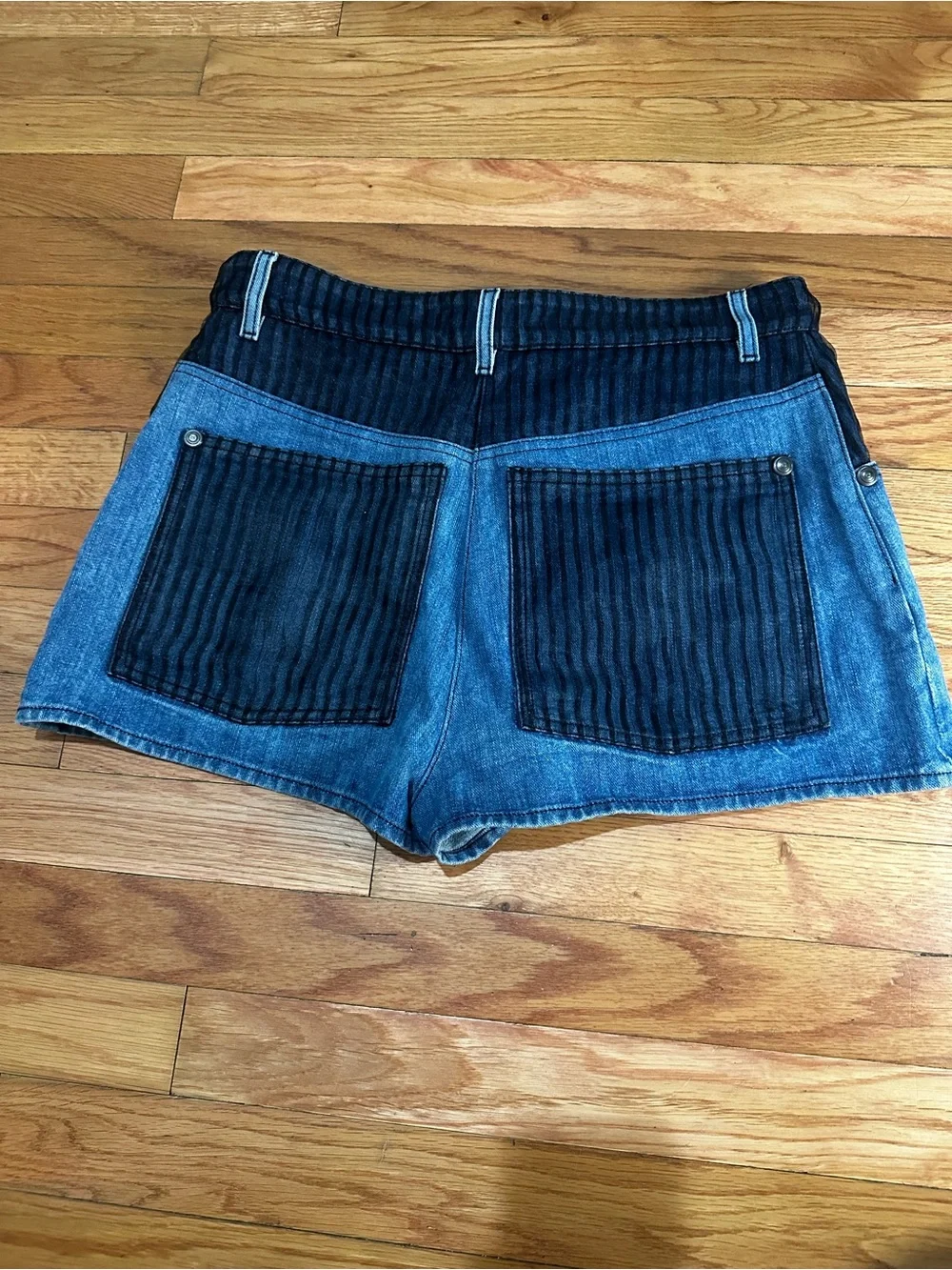 CHANEL denim shorts